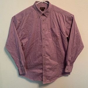 Ariat XXL light purple button up long sleeve shirt